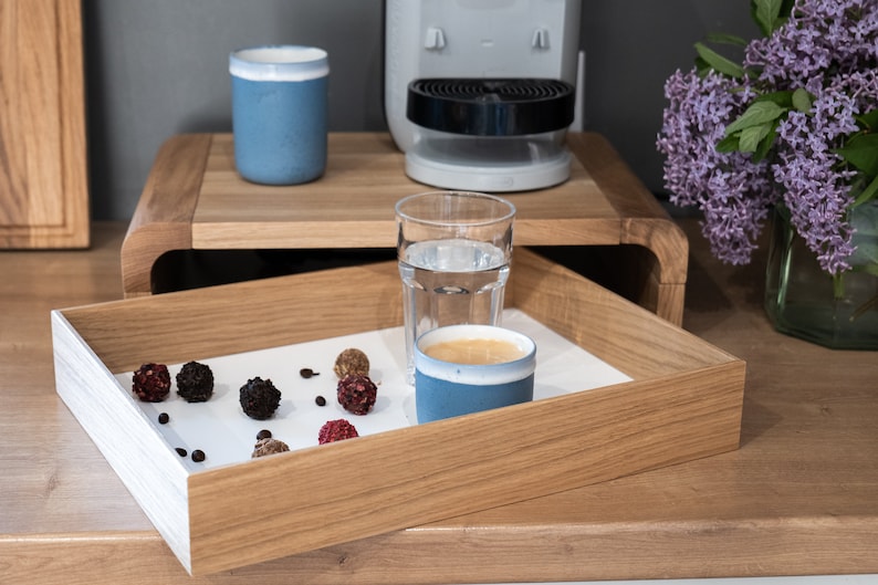 Wide Coffee & Tea Organizer Stand