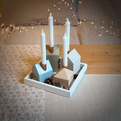 Moderner Adventskranz BALTIC COAST