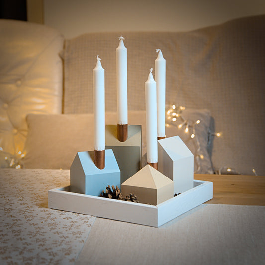 Modern Advent wreath BALTIC COAST