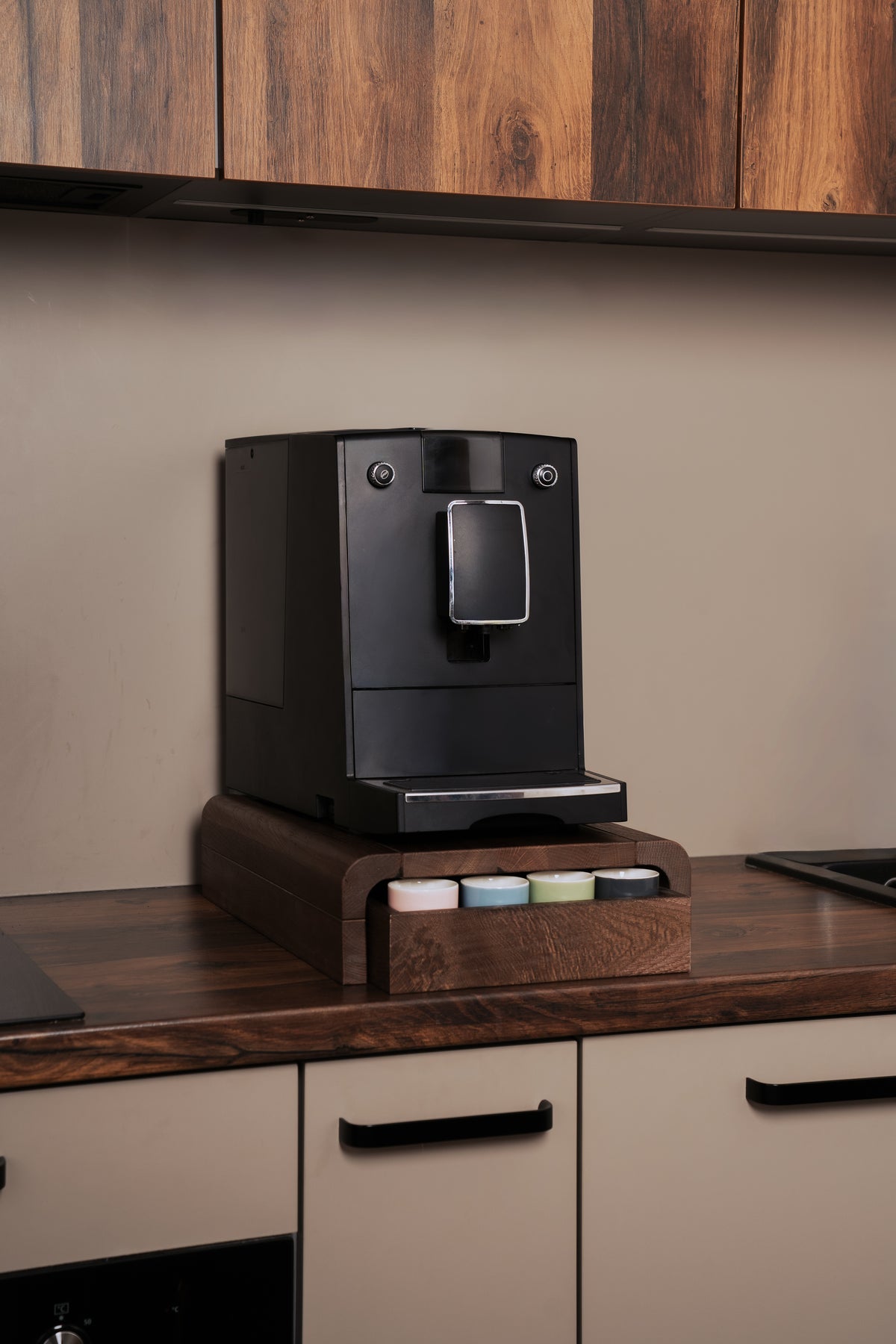 Langer Kaffee- & Tee-Organizer-Ständer