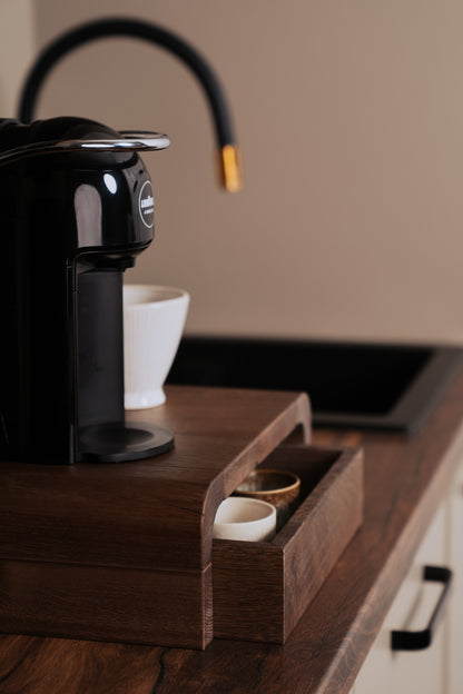 Langer Kaffee- & Tee-Organizer-Ständer