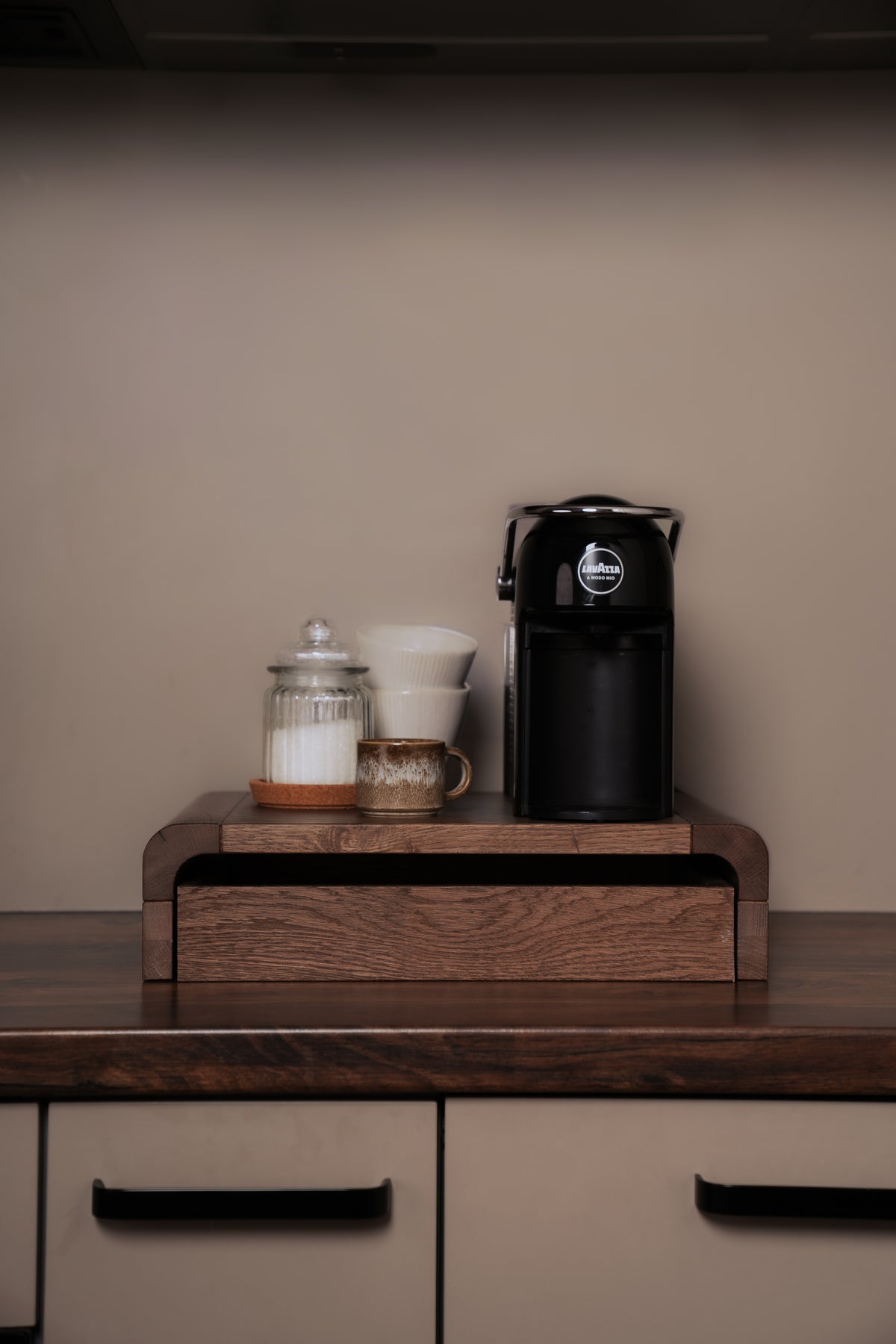 Wide Coffee & Tea Organizer Stand