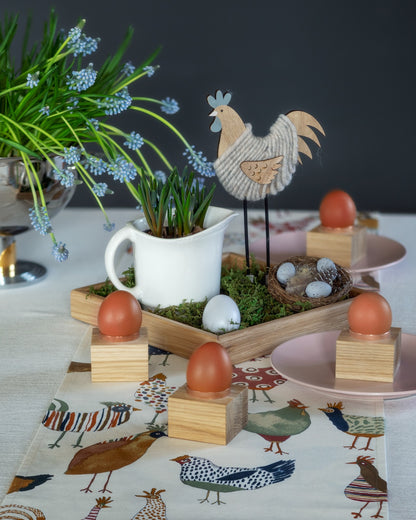Ostereierhalter aus Holz – 4er-Set