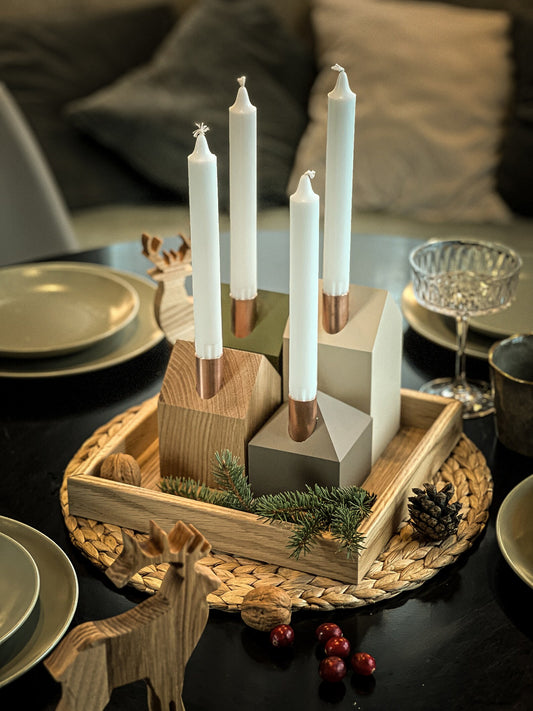 Moderner Adventskranz WALD