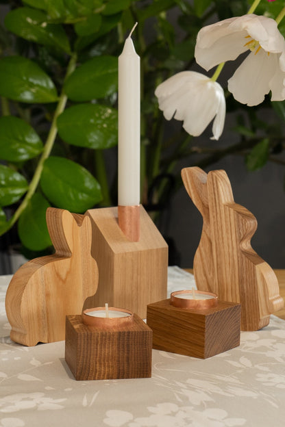 Ostereierhalter aus Holz – 4er-Set