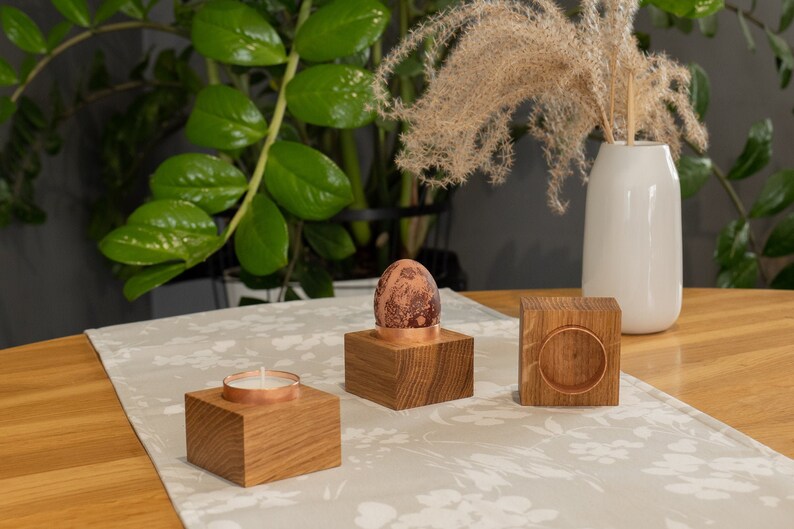 Ostereierhalter aus Holz – 4er-Set