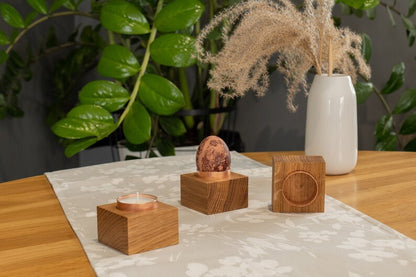 Ostereierhalter aus Holz – 4er-Set