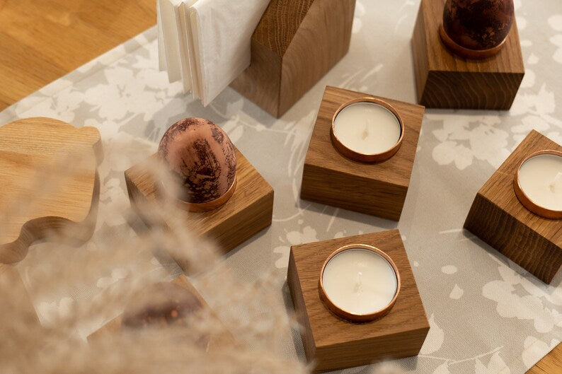 Ostereierhalter aus Holz – 4er-Set