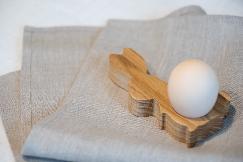 Oster-Eierbecher & Serviettenringe – 5er-Set