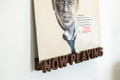 Schallplatten-Aufsteller „Jetzt läuft“