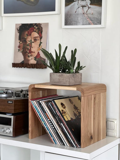 Aufbewahrungsregal für Schallplatten