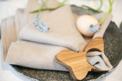 Oster-Eierbecher & Serviettenringe – 5er-Set