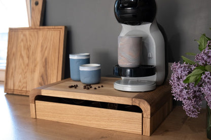 Wide Coffee & Tea Organizer Stand