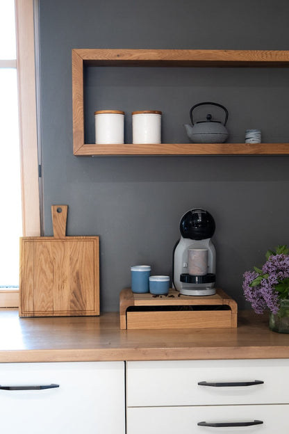 Wide Coffee & Tea Organizer Stand