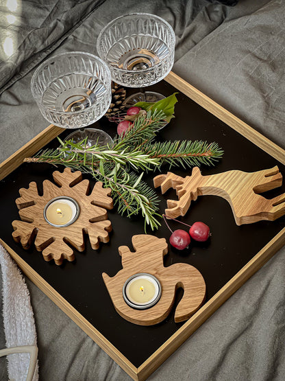 Oak Wood Serving Tray